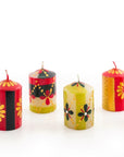 Christmas Painted Candles