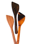 Handcarved Wooden Kitchen Utensils - Set of 3