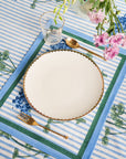 Blue Hydrangea Blockprint Placemat