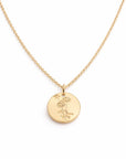 Wild Daisy Pendant Necklace in Gold Fill