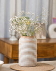 Etchra Vase - Rustic White
