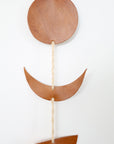 Moroccan Leather Luna Moon Phase Garland