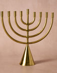 Jyoti Brass Horn Menorah