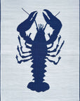 Lobster Blue & White