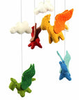 Dragon & Cloud Felt Mobile