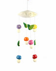 Felt Mushroom Nursery Mobile
