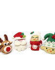 Christmas Felt Napkin Rings — Set of 4