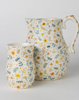 Tula Floral Ceramic Pitcher