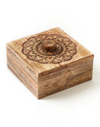 Mango Wood Mandala Keepsake Box