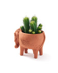 Rakshana Elephant Plant Pot - Terracotta