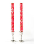 Whimsy Christmas Painted Candles