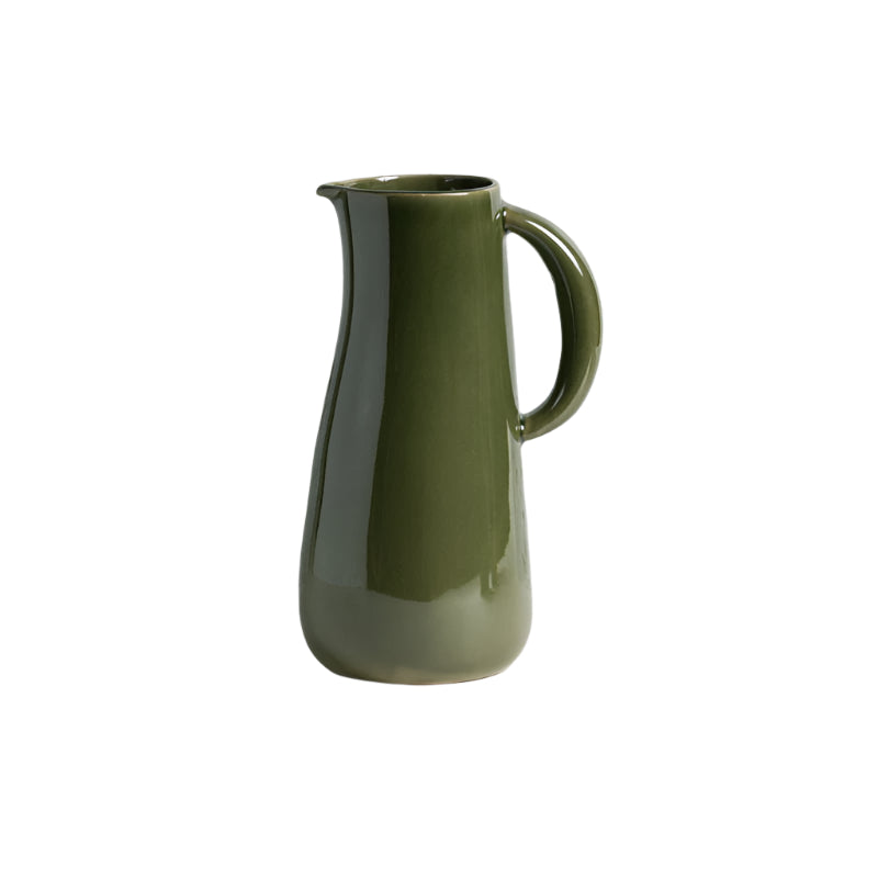 Green Stoneware Jug - 50 Oz