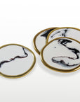 Bianco Nero Coaster - Set of 4