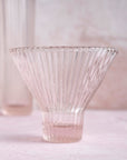Pressed Pink Martini Glasses - Set of 4