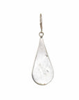 Teardrop Abalone and Mother of Pearl Drop Earrings