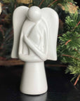 Angel Soapstone Sculpture with Eternal Light
