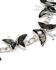Bracelet, Abalone Butterflies