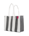 Zebra Woven Super Tote