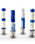 Star of David Shabbat Candles – Set of 4