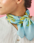 Nodding Tigers Cotton Silk Bandana