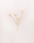 Small Brass Seashell Stirrers - Set of 4