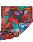 Rosebud Mulberry Silk Furoshiki Gift Wrap, 18 x 18