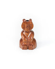 Bear Eyeglasses Holder Wooden Stand