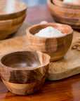 Gravon Acacia Nut Bowls - Set of 2