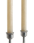 Luma Afrika Frosted Taper Candles – Sand, Set of 4