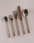 Ava Silver Flatware - Set of 20
