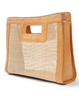Cannes Rattan Top Handle Bag