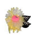 White Flower Hair Claw