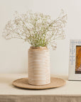 Etchra Vase - Rustic White