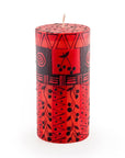Berry Blaze Painted Candles