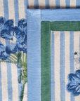 Blue Hydrangea Blockprint Placemat