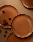 Tunisian Terracotta Stoneware Dinner Plate - Set of 4