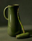 Green Stoneware Jug - 50 Oz