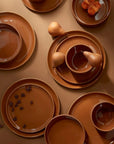 Tunisian Terracotta Stoneware Dinner Plate - Set of 4