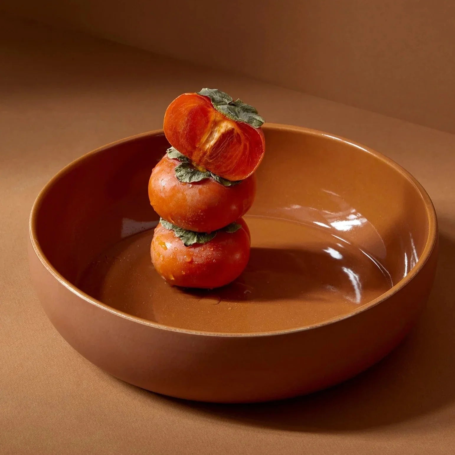Hand-carved Stoneware Serving Bowl - 60 oz