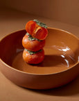 Hand-carved Stoneware Serving Bowl - 60 oz