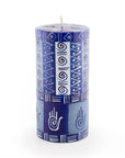 Hamsa Painted Candles