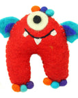 Red Winged Felt Tooth Fairy Monster