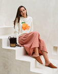 Jessica Cane and Leather Clutch Crossbody