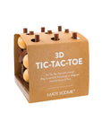 3D Tic Tac Toe Game Set - Handcrafted Wood