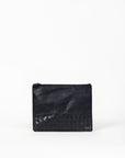Woven Leather Large Pouch