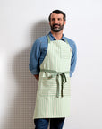 Cotton Bib Apron with Pockets