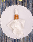 Bamboo Napkin Rings - Set of 4