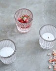 Pressed Clear Shot Glasses - Set of 6