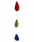 Rainbow Raindrops Felt Mobile