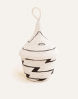 Zig Zag Beaded Peace Basket